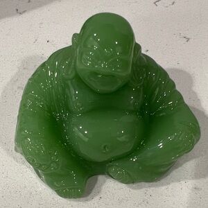 Green jade Buddha Figurine